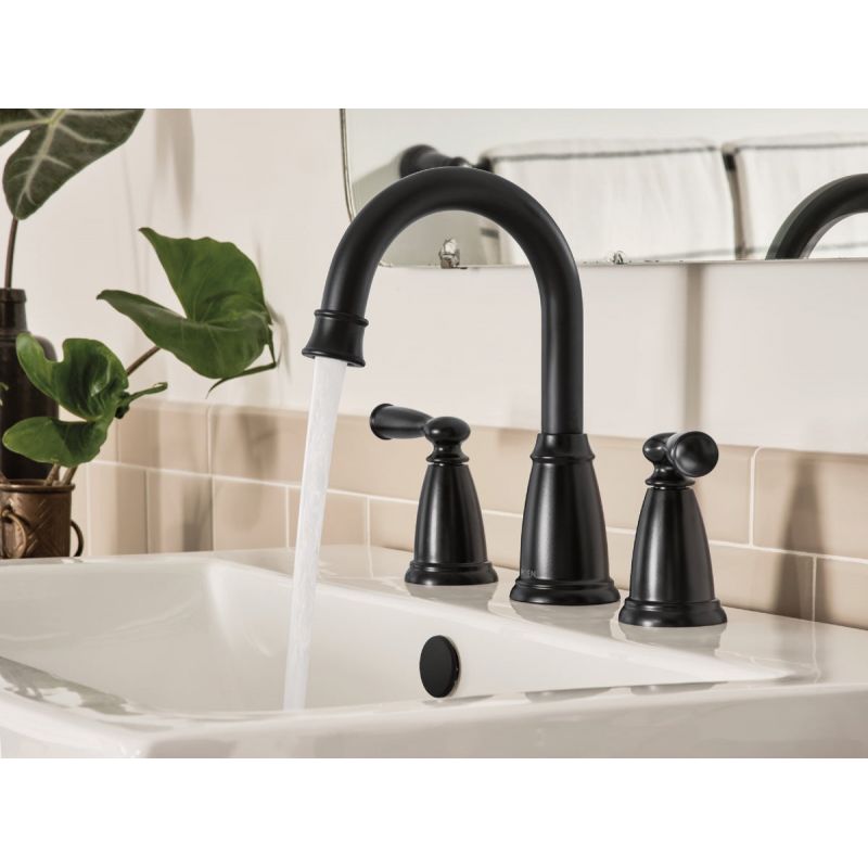 Moen Banbury 2-Handle Widespread Bathroom Faucet with Pop-Up