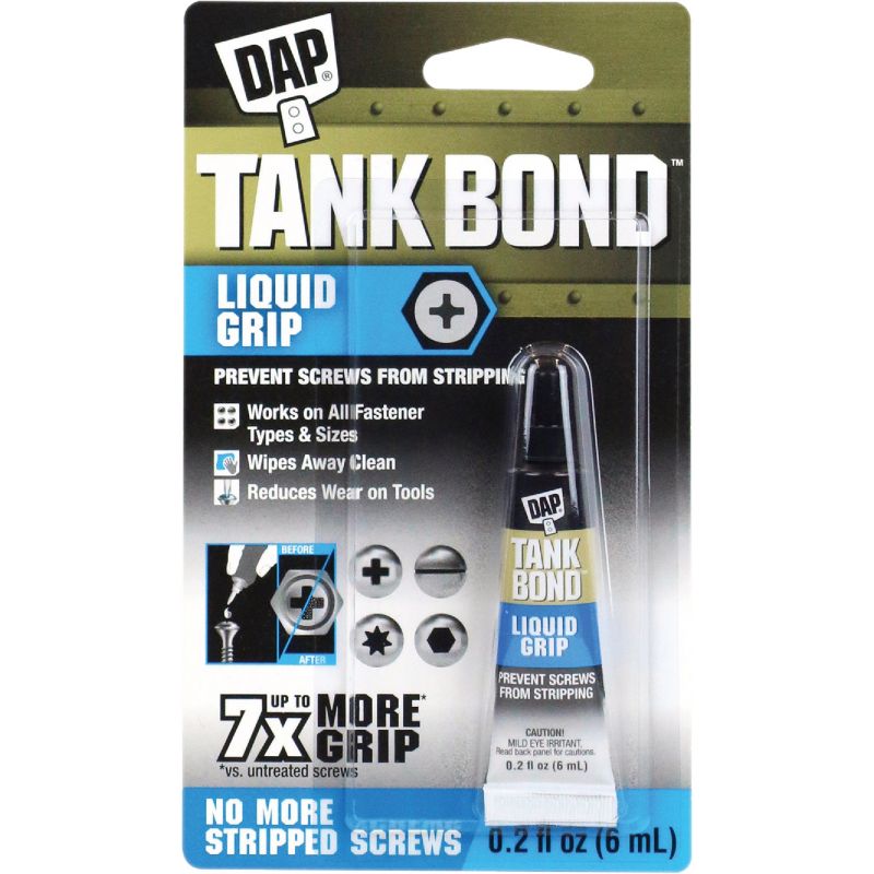 DAP Tank Bond Liquid Grip Multi-Purpose Adhesive Clear, 0.2 Oz.