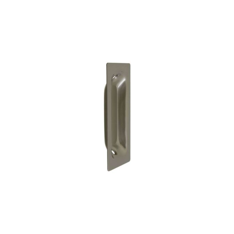 National Hardware N335-612 Door Pull, 1.37 in W, 0.37 in D, 3-1/4 in H, Steel, Satin Nickel