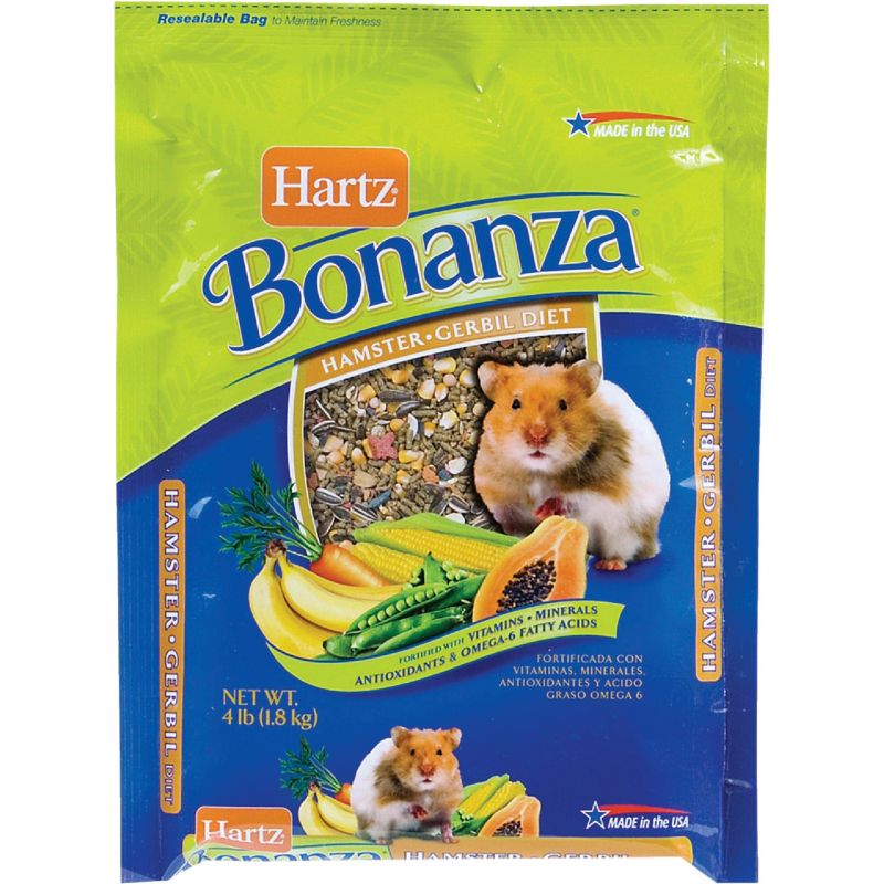 Hartz Bonanza Hamster &amp; Gerbil Food 4 Lb.