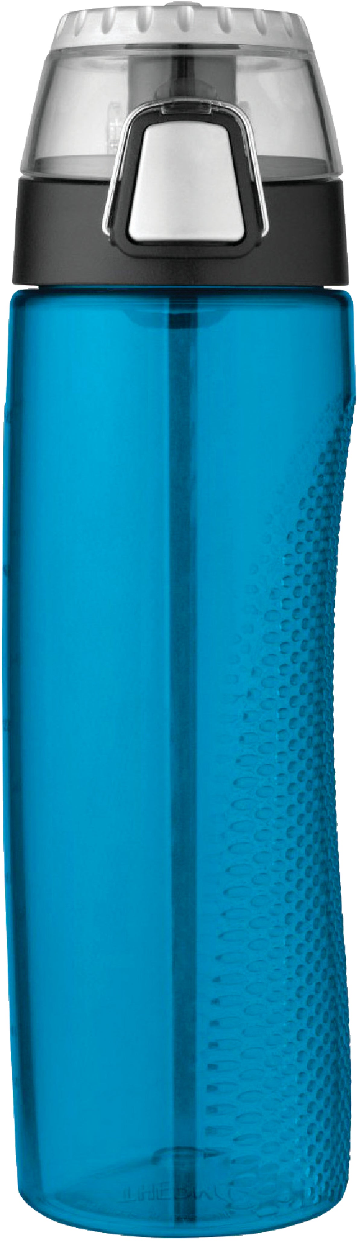 Thermos 24oz BPA Free Plastic Hydration Bottle W Meter Green