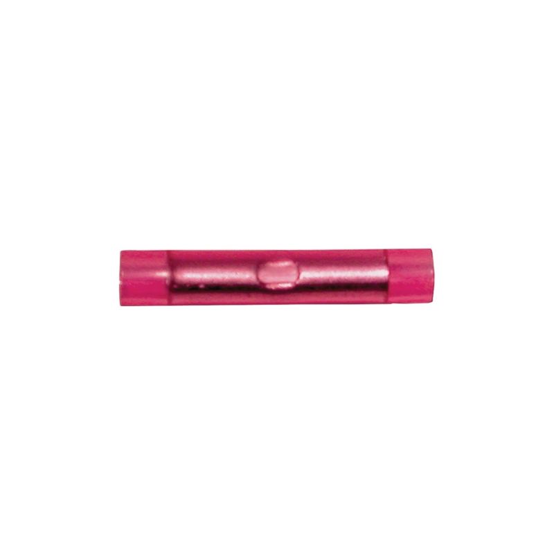 Calterm 65501 Butt Splice Connector, 600 V, Red Red