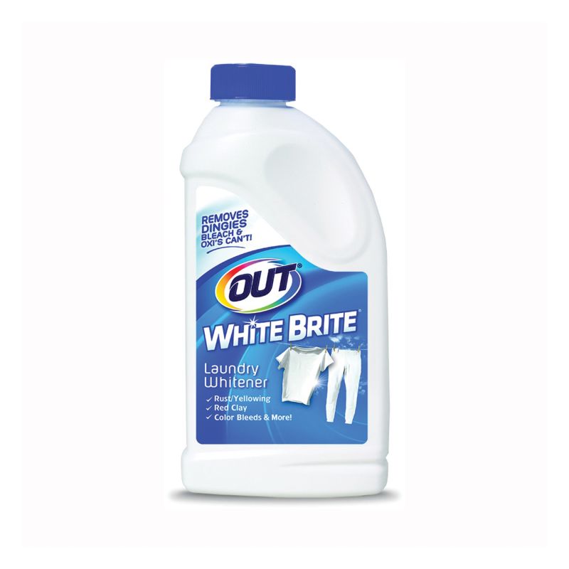 OUT White Brite WB30N/YO12N Laundry Whitener, 30 oz, Bottle, Powder, White White
