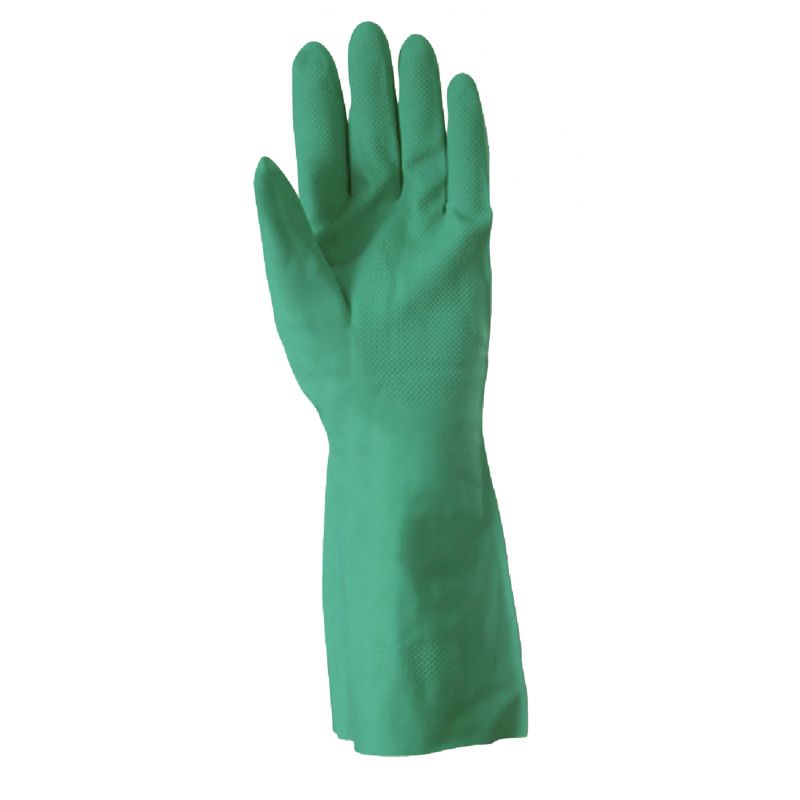 Wells Lamont Nitrile Solvent Rubber Glove L, Green