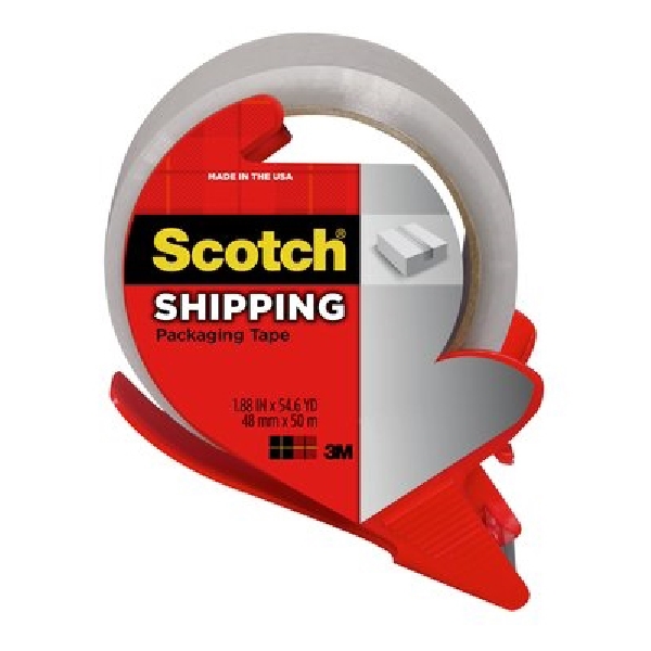 Scotch 190T Colored Tape, 125 in L, 3/4 in W, Plastic Bac