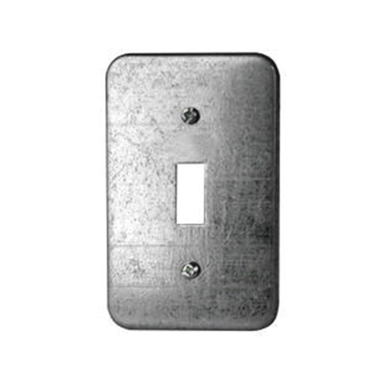 Hubbell 11C5BAR Utility Box Cover, 4 in L, 2-1/2 in W, Metal