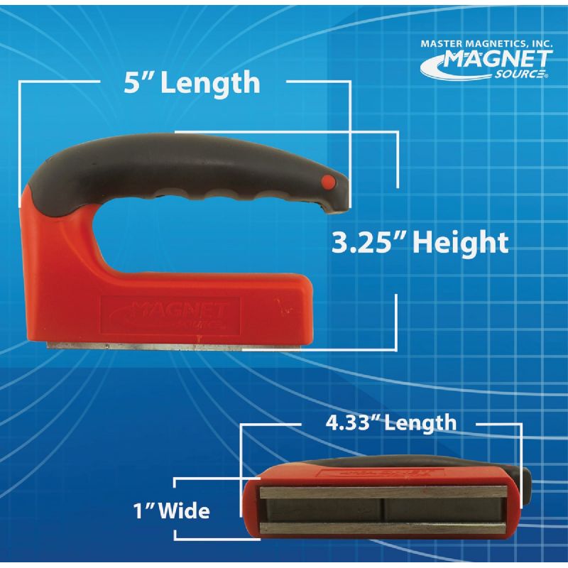 Master Magnetics Ergonomic Handle Magnet 100 Lb.
