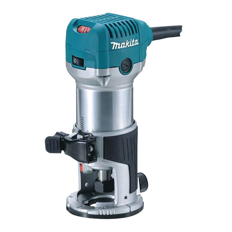 Makita RT0701C Compact Router, 6.5 A, 10,000 to 30,000 rpm Load Speed