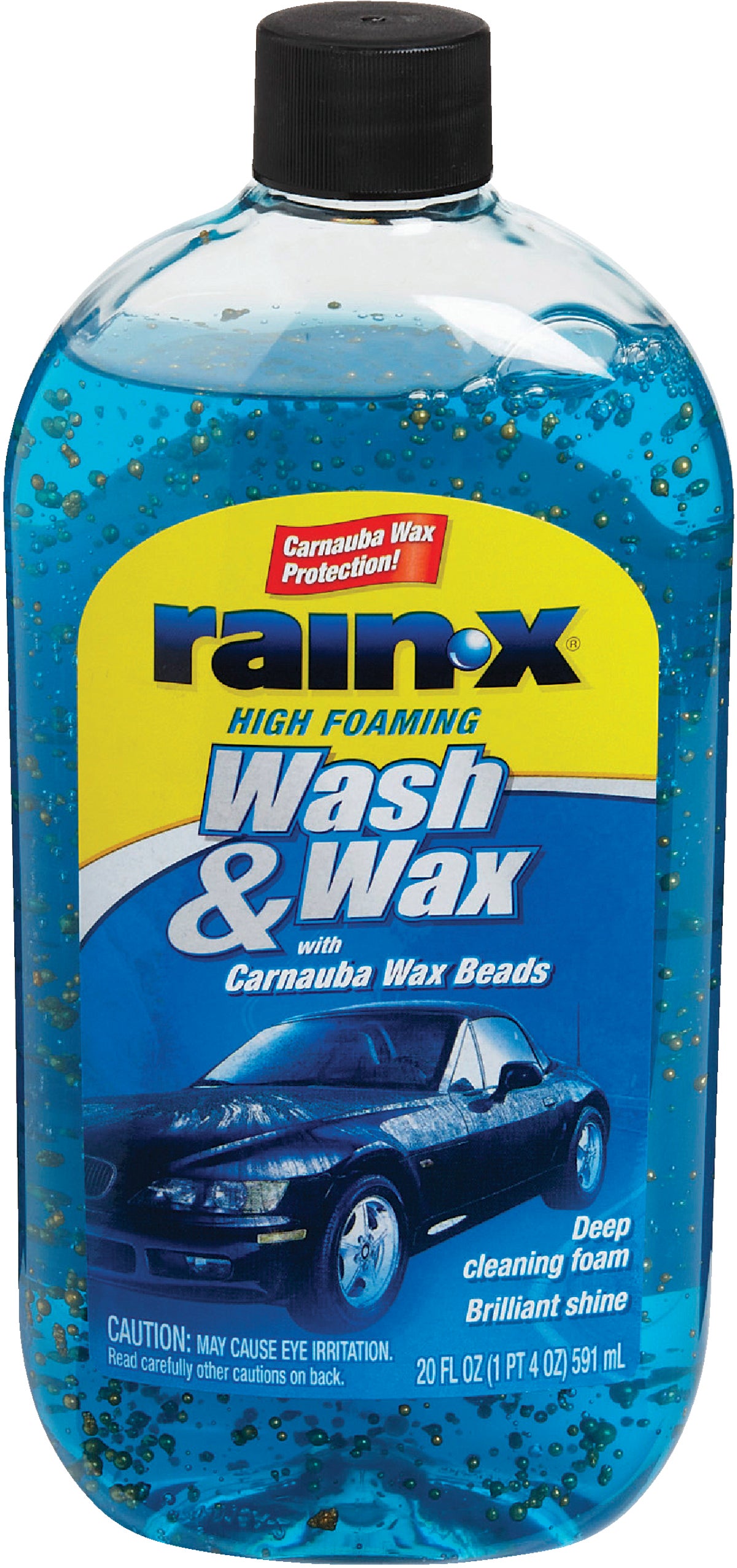 Rain-X Car Wash & Wax w/ Carnauba Wax Beads, 64 oz.
