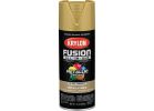 Krylon Fusion All-In-One Spray Paint &amp; Primer Metallic Gold, 12 Oz.