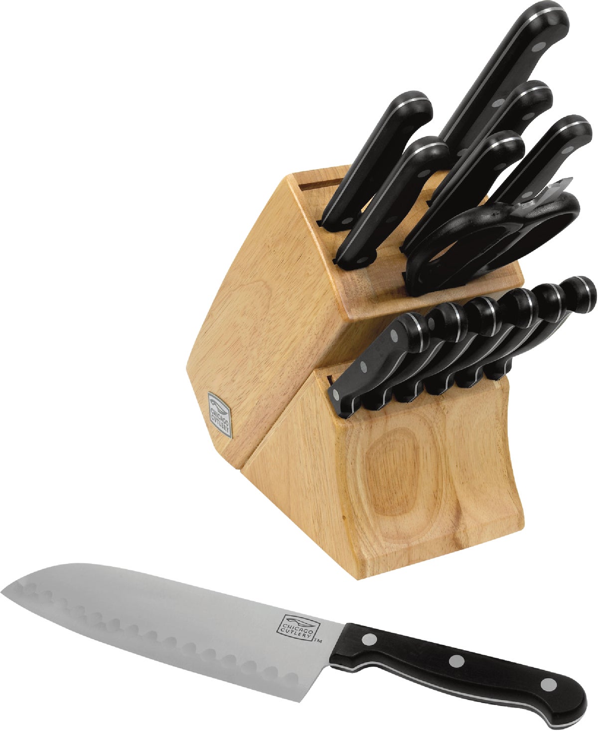 chicago cutlery 15 piece knife set