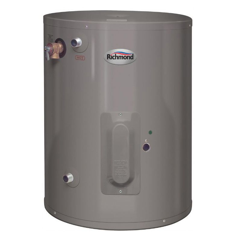 Richmond Essential Series 6EP30-S Electric Water Heater, 120 V, 2000 W, 30 gal Tank, 0.9 Energy Efficiency 30 Gal
