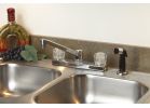 Home Impressions Double Handle Nonmetalic Kitchen Faucet With Side Sprayer