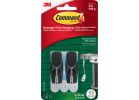 Command Outdoor Stainless Steel Wire Hook Black