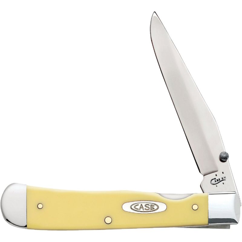 Case TrapperLock Folding Knife Yellow, 3.25 In.