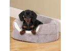 Slumber Pet ZW9087 11 Cuddler Bed, 16 in L, Polyester Cover, Gray, Machine Wash Cold on Gentle Cycle, Tumble Dry Low Gray
