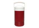 IGLOO Legend 00002204 Beverage Cooler, 1 gal Cooler, Flip Spigot, Plastic, Red/White Red/White