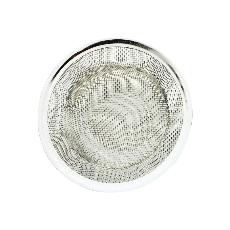 Plumb Pak PP820-35 Basket Strainer, 4-1/2 in Dia, Stainless Steel, For: All Standard Kitchen Sink and Garbage Disposals