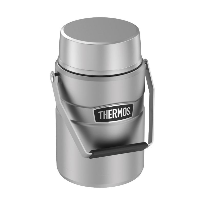 Buy Thermos BIG BOSS STAINLESS KING SK3030MSTRI4 Vacuum Insulated Food Jar  with Inner Container, 47 oz Capacity, 5.3 in L 47 Oz, Matte Steel