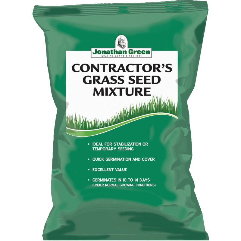 Jonathan Green Contractor&#039;s Landscaper Mixture Grass Seed 25 Lb., Medium Texture, Dark Green Color