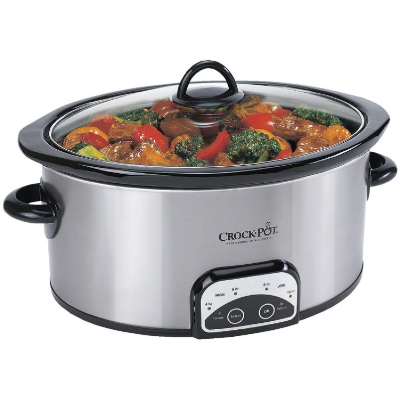 Crock-Pot Smart-Pot Slow Cooker 4 Qt., Silver