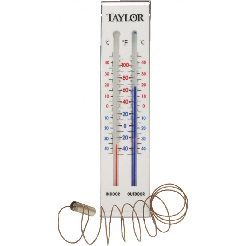 Taylor Indoor And Outdoor Thermometer White